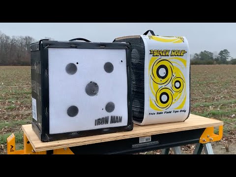 Ironman Target vs Black Hole Target -- Crossbows- Wrath 430 and Micro 340