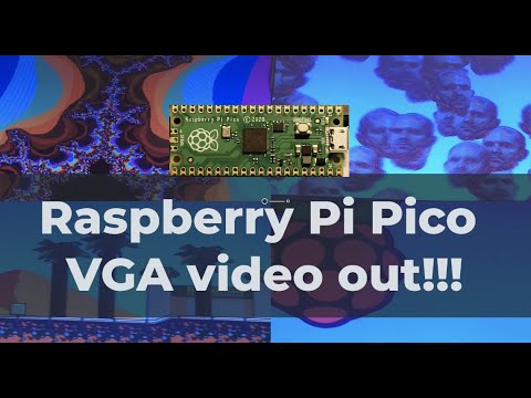 Raspberry Pi Pico VGA video output using only resistors