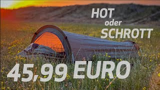 BIWAK I Muss es denn immer teuer sein? 45 EURO Biwak- Zelt I HOT oder SCHROTT?