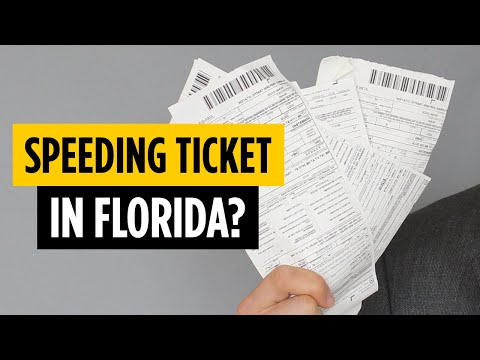 Florida Speeding Ticket? Here's What to Do!