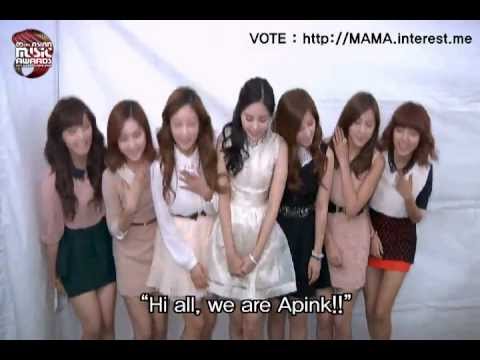 2012 Mnet Asian Music Awards - A pink