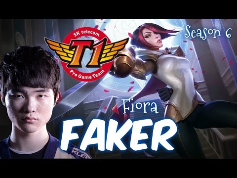 SKT T1 Faker FIORA Top vs Jax - Patch 5.24 KR | League of Legends