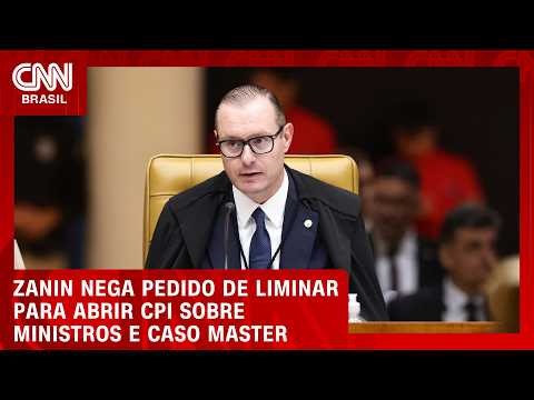 CPI no STF? Zanin nega pedido e aponta falta de elementos | BASTIDORES CNN