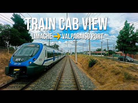 Train Cab View | Limache to Valparaíso Port | Chile