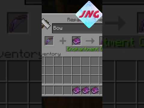 JNG - How to make your bow overpowered|  Minecraft @Mcaddon  | bow enchantments #shorts