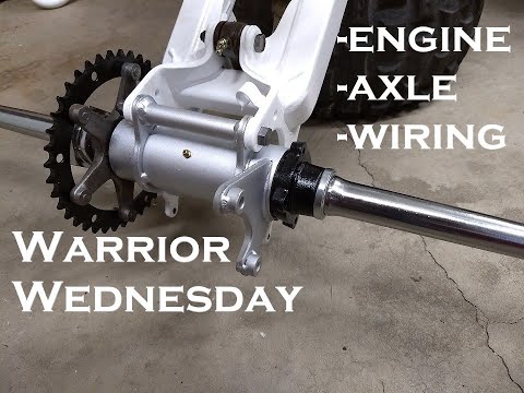 Warrior Wednesday! Engine And Rear Axle Install