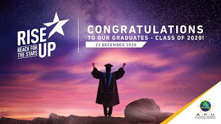 Virtual Graduation Ceremony - 23rd December 2020 - Asia Pacific University (APU) Malaysia