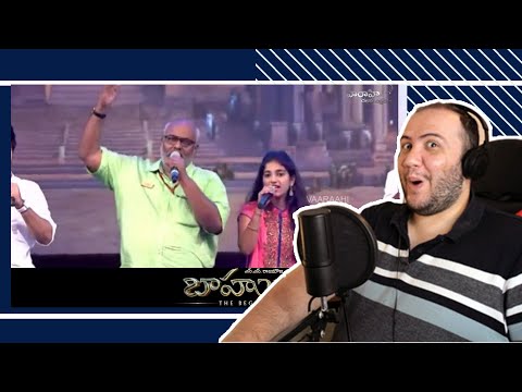 CHILLS! AMAZING BAHUBALI  LIVE PERFORMANCE - Keeravani Song - Title Song Audio Launch Live | PRABHAS