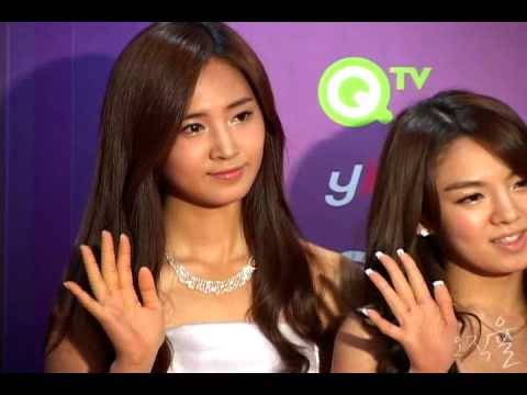 [Fancam] 091210 Yuri SNSD - Red Carpet@Golden Disk Awards