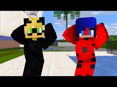 MONSTER SCHOOL : CHICKEN WING MEME LADYBUG AND SUPER CAT - MINECRAFT ANIMATION