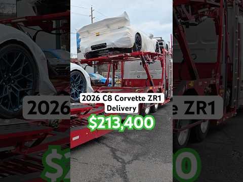 $213,400 2026 C8 Corvette ZR1 Delivery