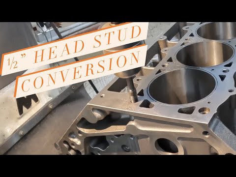 How to Install ½" Head Studs in a  Dart LS Next Engine Block