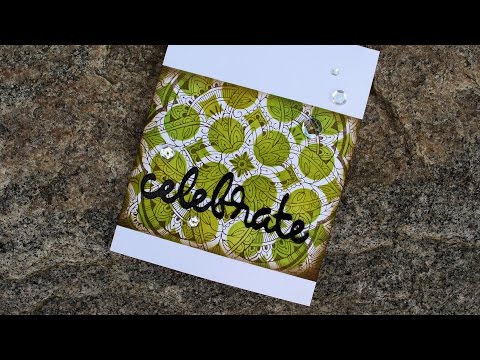 SO EASY! Simple way to create Depth on One Layer Cards