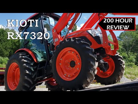 KIOTI RX7320 200 hour review-AT just 16 hours while bush hogging this happened..