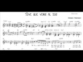 Tuve que venir al sur/ Armando Manzanero/Partitura/sheet music