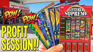 POW! POW! 💥 Profit Session!! $100 BIG RED Lottery Ticket