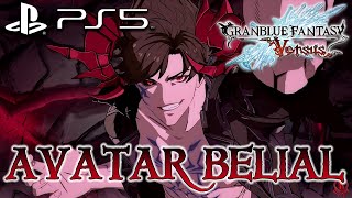Granblue Fantasy Versus (PS5) Avatar Belial Gameplay [Nightmare] - Story & Ending [1080p 60fps]