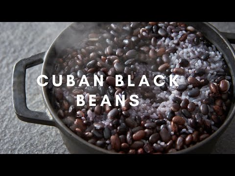 My Father's Cuban Black Beans.