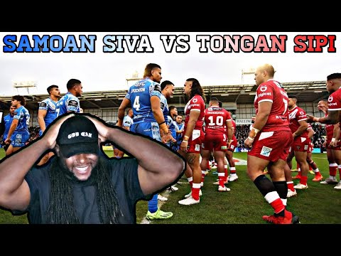 Football Player React To Unmissable Samoan Siva Tau v Tongan Sipi Tau at Rugby League World Cup 2021