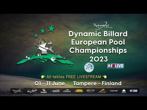 Table 26 - 10 Ball Dynamic Billard European Championships Men, Women 2023