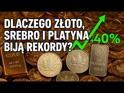 Dlaczego ZŁOTO, SREBRO i PLATYNA biją rekordy i co dalej robić? #złoto #srebro #inwestowanie 