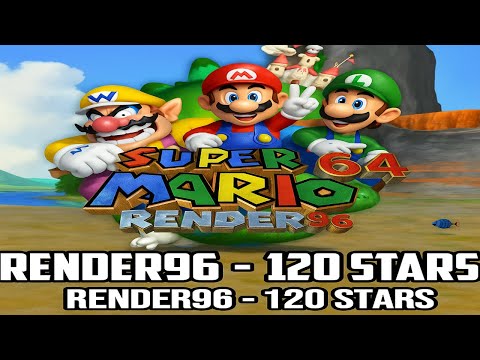 Super Mario 64 Render 96 RTX 100% walkthrough