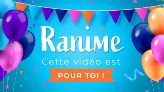 Happy birthday Ranime! 🎉🐱 All my birthday wishes just for you!