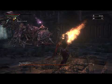 Bloodborne The One Reborn boss fight