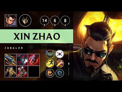 Xin Zhao Jungle vs Graves: Godlike - KR Challenger Patch 14.23