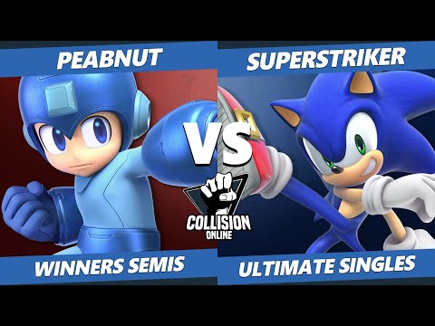Collision Online Ultimate Winners Semis - FS | Peabnut (Mega Man) Vs. SuperStriker (Sonic) SSBU