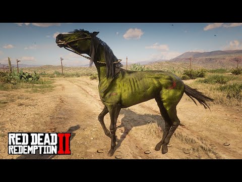 Puro-Sangue-Árabe VERDE? Domando o cavalo do Apocalipse  -   Red Dead Redemption 2  -  ep 31