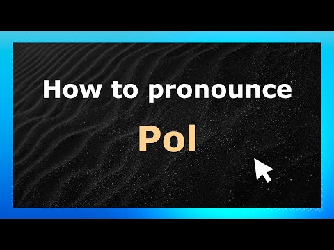 How to Pronounce Pol (French Pronunciation / France) | Pronounce Names