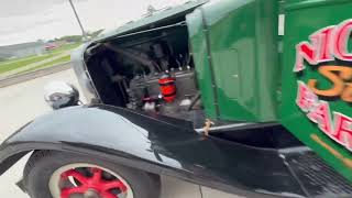 1933 Federal JBX Stake Truck Interior & Engine Bay