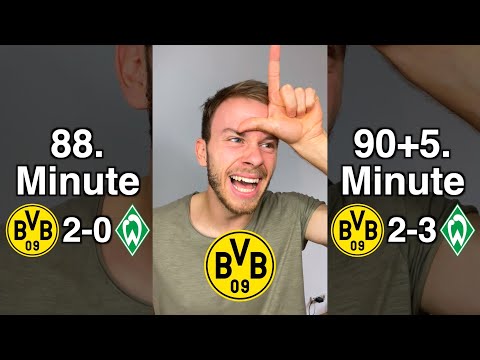 Von 2:0 auf 2:3: BVB verspielt in 6 Minuten die Meisterschaft! 😳😂
