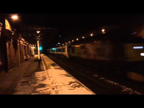 5q58 rail ops group 37884 and 375 unit at Melton mowbray working 5q58 acton lane to derby