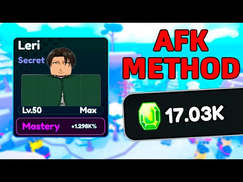 Broken AFK Method to Farm Secrets and Gems in Anime Weapons