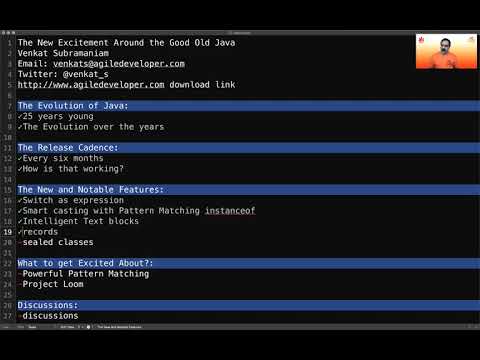 J-Fall Virtual 2020: Venkat Subramaniam - The New Excitement Around the Good Old Java