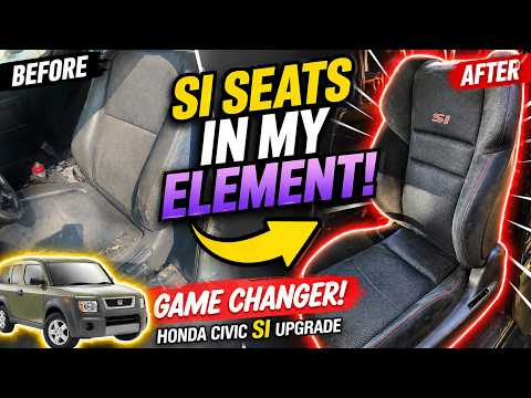 Transform Your Honda Element With 2008 Civic Si Seats!