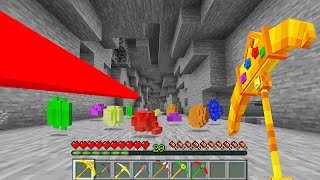 Minecraft but there are Infinity Pickaxes