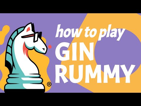 How to Play Gin Rummy: a two player set collection card game! - YouTube