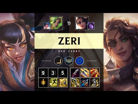 Zeri ADC vs Samira - EUW Challenger Patch 25.S1.2