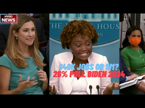 Created 140K jobs or 9 million? Only adding back jobs, not creating? Only 26% poll want Biden 2024