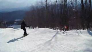 preview picture of video 'Stephan Snowboarding at Gore - One Landed One Busted'