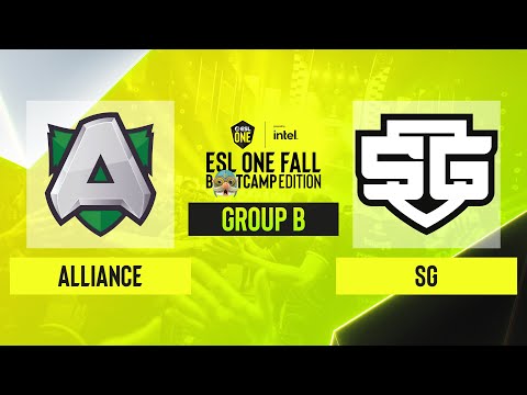 Dota2 - Alliance vs. SG - Game 1 - ESL One Fall 2021 - Group B