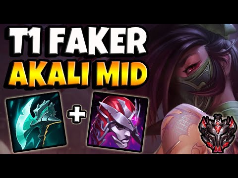 T1 Faker AKALI vs KATARINA [ MID ] Patch 11.6 Ranked Korea ✅