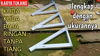 Download lagu CARA MERAKIT KUDA KUDA BAJA RINGAN TANPA TIANG PEMULA 💯 LANGSUNG BISA mp3