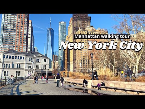 NYC Virtual Tour - Walking Downtown Manhattan - New York City 4k Walk - USA Stroll 2022