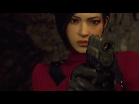 Ada saves Leon from Saddler Movie Scene Resident Evil 4 Remake Full HD