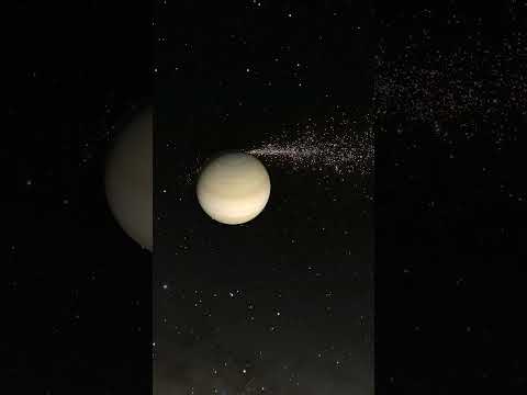 How Saturn's rings formed. Made using SpaceSim. #cosmoknowledge #space #cosmos #saturn #moon #galaxy