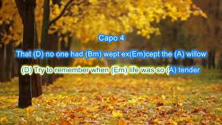 Bobby Bare &quot;Try to Remember&quot; play along with scrolling guitar chords and lyrics